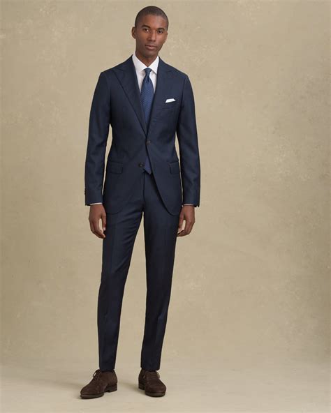 black tie optional navy suit.